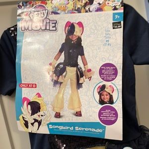 My Little Pony the Movie Songbird Serenade Costume Child SZ: M/Medium 7-8 ~ NEW